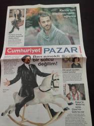 Cumhuriyet Pazar Gazetesi - 23 Kasım 2014 - Sayı 1496 -  Uluslararası Olimpiyat Komitesi -Okan Bayülgen ve Erkan Koçak Köstendil Fotoğrafı - Abim Deniz Gezmiş - Ben Emekli Bir Solcu Değilim - Serenay Aktaş