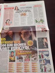 Sözcü Şık Gazetesi - 1 Ocak 2015 - Yılbaşı Kutlamaları - Barış Manço Müzesi - Kış Uykusunun 300 Bini Geçmesi Ümit Vericiydi - Erol Evgin - Çiğdem Talu - Serdar Ortaç