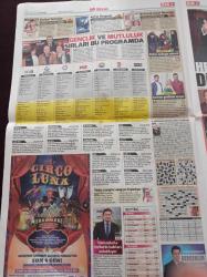 Sözcü Şık Gazetesi - 1 Ocak 2015 - Yılbaşı Kutlamaları - Barış Manço Müzesi - Kış Uykusunun 300 Bini Geçmesi Ümit Vericiydi - Erol Evgin - Çiğdem Talu - Serdar Ortaç