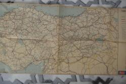 HAYAT TÜRKİYE KARAYOLLARI HARİTASI 1958 ARALIK NADİR (KİTAP RAF