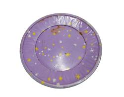 Antika 4 Adet Teneke Tabak - Mor Renkli Metal Tabaklar