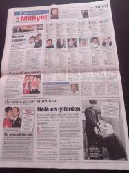 Milliyet Pazar Gazetesi - 1 Şubat 2004 - Ülkü Tamer - Laila -Anjelique- Sualtında Ragbi- Nuray Mert Politika Konuşurken Kendimden Geçiyorum - Balıkçı Kahramanın Sahibi Kahraman Altun- Abdülmecid'in Ressamlığı