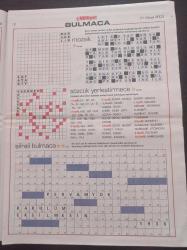 Milliyet Bulmaca Gazetesi - 31 Mayıs 2003 - Tuğba Özay -Mircea Lucescu ve Sergen Yalçın Fotoğrafı - Kenan Işık - Oya Aydoğan - Uğur Yücel - Demet Akbağ - Oya Başar - Şener Şen - Zeka Oyunları