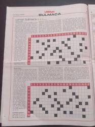 Milliyet Bulmaca Gazetesi - 31 Mayıs 2003 - Tuğba Özay -Mircea Lucescu ve Sergen Yalçın Fotoğrafı - Kenan Işık - Oya Aydoğan - Uğur Yücel - Demet Akbağ - Oya Başar - Şener Şen - Zeka Oyunları