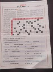 Milliyet Bulmaca Gazetesi - 31 Mayıs 2003 - Tuğba Özay -Mircea Lucescu ve Sergen Yalçın Fotoğrafı - Kenan Işık - Oya Aydoğan - Uğur Yücel - Demet Akbağ - Oya Başar - Şener Şen - Zeka Oyunları