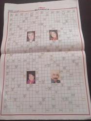 Milliyet Bulmaca Gazetesi - 31 Mayıs 2003 - Tuğba Özay -Mircea Lucescu ve Sergen Yalçın Fotoğrafı - Kenan Işık - Oya Aydoğan - Uğur Yücel - Demet Akbağ - Oya Başar - Şener Şen - Zeka Oyunları