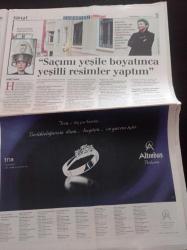 Milliyet Cumartesi Gazetesi - 27 Aralık 2003 - Mutlu Evlilik Var Mı -Ressam Günseli Kato Sergisi - Bir Sene Sonra Ariel Ortega - Fenerbahçe - Baylan Pastanesi Sahibi Harry Lenas