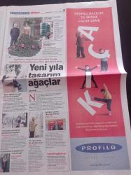 Milliyet Cumartesi Gazetesi - 27 Aralık 2003 - Mutlu Evlilik Var Mı -Ressam Günseli Kato Sergisi - Bir Sene Sonra Ariel Ortega - Fenerbahçe - Baylan Pastanesi Sahibi Harry Lenas