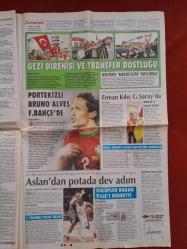 Cumhuriyet Gazetesi 6 Haziran 2013 Büyük Buluşma,#direntwitter,Vahşete Özür Yok,Alkol Yasağı İncelemede,Arınç Gezi Parkı'nı Dinledi,AKP'ye Göre Türk Tipi Bir Eylem,Erdoğan Kontrol Edilmeli,Gezi Direnişi ve Transfer Dostluğu,Aslan'dan Potada Dev Adım,Portekizli Bruno Alves Fenerbahçe'de,Erman Kılıç Galatasaray'da
