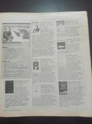 Cumhuriyet Kitap Gazetesi - 20 Nisan 1990 - Sayı 11- Başkanlığa Soyunan Romancı Mario Vargas Llosa Fotoğrafı - Bodrum'da Bir Amerikalı Yazar Mary Lee Settle - Rodin'in Sevgilisi Kadın Heykeltıraş Camille Claudel - Samim Kocagöz