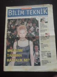 Cumhuriyet Bilim Teknik Gazetesi - 6 Eylül 2003 - Sayı 859 -  Harfsiz Okuma Programıyla Legasteni Tedavisi -Nicole Kidman Fotoğrafı - Ünlülere Tapınma Hastalık Mı - Otizmi Önceden Kestirmenin Yolu Bulundu - Hak Savunucusu Avukatlar Ve Yargı - Dişi Habeş Maymunları Ve Cinsellik