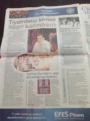 Cumhuriyet Haftasonu Gazetesi - 25 Nisan 2009 - Sayı 152 -  Manga Müzik Grubu - Oyuncu Tayanç Ayaydın Fotoğrafı -İnsanı Yutan Şehir - 100 Yıllık İşçi Bayramı - Açın Atatürk Kültür Merkezi'nin Kapılarını - Miss Turkey