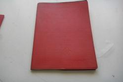 AKBANK PLASTİK OKUL DEFTERİ KAPAĞI VE DEFTERİ KULLANILMAMIS (SARI KASA