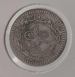 1327-8 SULTAN REŞAT ORİJİNAL NİKEL 40 PARA P1ŞŞ2 NADİRDİR