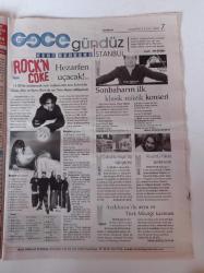 Vatan 34 Gazetesi - 3 Eylül 2005 - Ünlü Kadınlar ve Genç Sevgilileri - Ceyda Düvenci Fotoğrafı - Rock'n Coke İstanbul - Özcan Deniz - Şafak Sezer -  Amasya'nın Köyünden Boğaziçi Üniversitesi'ne  Hüseyin Çağrı Yanık