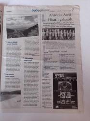 Vatan 34 Gazetesi - 31 Temmuz 2005 - Tarihi Rami Beach - Rumelihisarı'nda Anadolu Ateşi Yolculuğu - Büyük Memeli Kadınları Seviyorum - Kadir Topbaş Vapurlar Kesin Kalacak