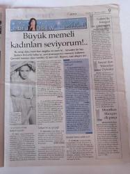 Vatan 34 Gazetesi - 31 Temmuz 2005 - Tarihi Rami Beach - Rumelihisarı'nda Anadolu Ateşi Yolculuğu - Büyük Memeli Kadınları Seviyorum - Kadir Topbaş Vapurlar Kesin Kalacak