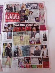 Milliyet Cadde Gazetesi - 9 Ekim 2016 - Sermiyan Midyat Fotoğrafı - Şükran Ovalı'nın Yönetmen İsyanı - Halit Ergenç - İDO Tatlıses - Beren Saat - Begüm Kütük - Victoria Secret