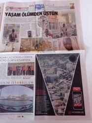 Milliyet Cadde Gazetesi - 5 Temmuz 2010 - Mavi Boncuk Onda Emel Sayın Fotoğrafı - Hande Yener - Sertab Erener 100 Bine Koşuyor - Rapçi Ceza Varoştan Geldim Gocunmuyorum - Bedava Cem Yılmaz Şov