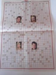 Milliyet Bulmaca Gazetesi - 10 Ağustos 2003 -  Şifreli Bulmaca - Sözcük Yerleştirmece -Brad Pitt Fotoğrafı - Nicole Kidman - Kim Bassinger - Alec Baldwin- Petek Bulmaca - Zeka Oyunları - Mozaik Bulmaca