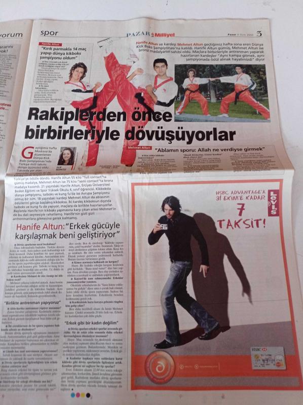 Milliyet Pazar Gazetesi 9 Ekim 2005 Türk Sineması Yeni Nesli  