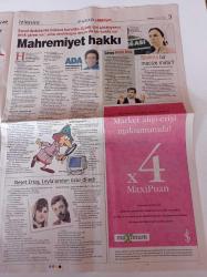Milliyet Pazar Gazetesi - 9 Ekim 2005 - Türk Sineması Yeni Nesli Gururla Sunar - Altın Portakal'da Büyük Ödüller Gençlerin - Vildan Atasever Ve Fadik Sevin Atasoy Fotoğrafı - Hugo Chavez'in Devrimci Venezüella'sı - Mehmet Ali Birand