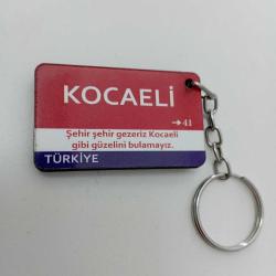 Antika - Kocaeli Sokak Tabelası Temalı (Mdf) Baskılı Anahtarlık - kitantik - kitaLog
