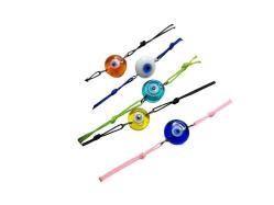 Nazarlık Bileklik - Cam Nazar Boncuklu Bilezik - Nazar Boncuğu - 4 Adet