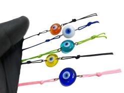 Nazarlık Bileklik - Cam Nazar Boncuklu Bilezik - Nazar Boncuğu - 4 Adet