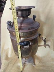 BAKIR SEMAVER, ELEKTİRİKLİ BAKIR SEMAVER, PİRİNÇ AYAKLI, PİRİNÇ MUSLUKLU..NOT: ELEKTRİK KABLOSU YOKTUR..