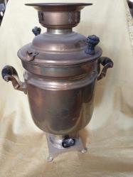 BAKIR SEMAVER, ELEKTİRİKLİ BAKIR SEMAVER, PİRİNÇ AYAKLI, PİRİNÇ MUSLUKLU..NOT: ELEKTRİK KABLOSU YOKTUR..