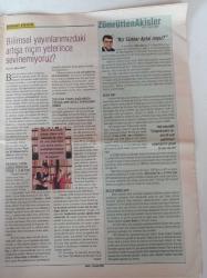 Cumhuriyet Bilim Teknik Gazetesi - 12 Şubat 2005 - Sayı 934 - Arılar Yalancıları Affetmiyor -Görmeyen Ressam Armağan'ın Beyni Merak Konusu - Toplu Tükenişin Nedeni Yanardağ Mı - Niçin En Az 21 Duyumuz Var - Avrupa Birliği Yolunda Üniversiteler