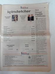 Cumhuriyet Strateji Gazetesi - 9 Mayıs 2005 - Sayı 45 -  Abdullah Gül Fotoğrafı -Çevresel Jeopolitik Zorluklarımız - Irak Yeniden Kan Gölü Hükümetin Kurulmasından Sonra Saldırılar Arttı - Emperyalizm Ve Ermeniler - Vladimir Putin'in Ordu Sorunu