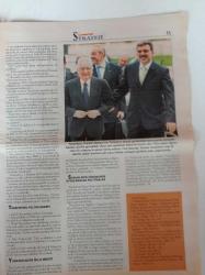 Cumhuriyet Strateji Gazetesi - 9 Mayıs 2005 - Sayı 45 -  Abdullah Gül Fotoğrafı -Çevresel Jeopolitik Zorluklarımız - Irak Yeniden Kan Gölü Hükümetin Kurulmasından Sonra Saldırılar Arttı - Emperyalizm Ve Ermeniler - Vladimir Putin'in Ordu Sorunu