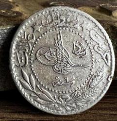 Efemera - Sultan Mehmed Reşat 20 Para Nikel Hicri 1327/6 Orjinal Osmanlı Parası - ÇÇT - kitantik - kitaLog