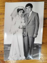 Efemera - FOTO YILMAZ, BOR /  1970 ve Öncesi: Siyah Beyaz, Evlilik Fotoğrafı - 9/13.5 cm. - kitantik - kitaLog