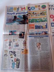 Milliyet Cumartesi Gazetesi - 9 Ağustos 2003 - Okan Yalabık Fotoğrafı - Dünya Felsefe Kongresi İstanbul'da - Türkiye Felsefe Kurumu Başkanı İonna Kuçuradi - Mehmet Demirkol - Eddie Murphy Afacanlarla - Gamze Özçelik