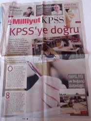 Milliyet KPSS Gazetesi - 24 Ekim 2008 - Murat Eğitim Kurumları - Açıköğretim - KPSS - - Türk Eğitim Sen Genel Başkanı İsmail Koncuk - ÖSYM'den KPSS Haritası - Levent Kayalarlı Fotoğrafı