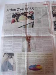 Milliyet KPSS Gazetesi - 24 Ekim 2008 - Murat Eğitim Kurumları - Açıköğretim - KPSS - - Türk Eğitim Sen Genel Başkanı İsmail Koncuk - ÖSYM'den KPSS Haritası - Levent Kayalarlı Fotoğrafı