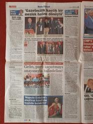 Sözcü Gazetesi 9 Mart 2015 Gazetecilik Kaotik Bir Meslek Haline Dönüştü, Başbakanlık'ta Dolar Zirvesi, Bakan Şimşek'in Türkiye Haritasını Apo Dahi Çizmedi, Çukurova Derbisinde Demir Yumruk,Atina'da Sevgilerle,Bir Fener Klasiği, Hamzaoğlu:İpi Biz Göğüsleriz