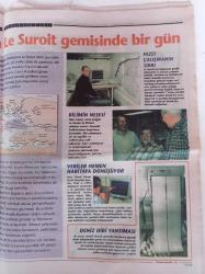 Cumhuriyet Bilim Teknik Gazetesi - 30 Eylül 2000 - Sayı 706 - Nuh Tufanı Karadeniz'de - Marmara Faylarını Araştıran Le Suroit Gemisinde Bir Gün - Celal Şengör - Naci Görür - Web Sayfası Hazırlığında İlk Adım - Bu Ay Göktaşı Yağmurları Var