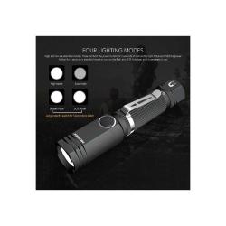 NICRON N7 5W 600LM LED El Feneri 90°DÖNEBİLEN KAFA ALÜMİNYUM GÖVDE MIKNATISLI TABAN TAKTİK EL FENERİ