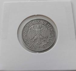 1956-F ALMANYA 1 MARK ORİJİNAL MADENİ PARASI AA1L2M NADİR