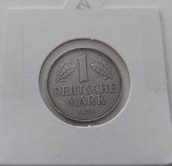 1956-F ALMANYA 1 MARK ORİJİNAL MADENİ PARASI AA1L2M NADİR