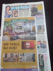 Sözcü Pazar Gazetesi - 22 Kasım 2015 - 70'lik Emel Sayın Turnede - Kenan İmirzalıoğlu ve Sinem Kobal Fotoğrafı - David Beckham - Gülben Ergen Erhan Çelik Çifti - Güdük Necmi Halit Akçatepe 78 Yaşında - Çok Güzel Hareketler Bunlar