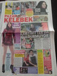 Hürriyet Kelebek Gazetesi - 18 Ekim 2015 - Merve Özbey Fotoğrafı- İzzet Çapa - Şebnem Ferah Amerika Yolcusu -  Cem Yılmaz Twitter'da Güldürmüyor- Yılmaz Güney Memduh Ün'ü Nerede Neden Tokatladı