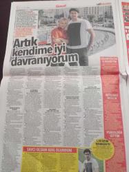 Hürriyet Kelebek Gazetesi - 18 Ekim 2015 - Merve Özbey Fotoğrafı- İzzet Çapa - Şebnem Ferah Amerika Yolcusu -  Cem Yılmaz Twitter'da Güldürmüyor- Yılmaz Güney Memduh Ün'ü Nerede Neden Tokatladı