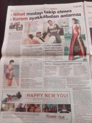 Milliyet Cumartesi Gazetesi - 16 Aralık 2006 - Fotoğrafçı Nihat Odabaşı Ve Konsept Danışmanı Kerem Fildişi Fotoğrafı - Ünlüler Okul Sıralarında - Sertab Erener - Emel Sayın - Kıvanç Tatlıtuğ - Nil Karaibrahimgil - Gülben Ergen - Derviş Zaim'den Tarihi Macera