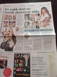 Milliyet Cumartesi Gazetesi - 16 Aralık 2006 - Fotoğrafçı Nihat Odabaşı Ve Konsept Danışmanı Kerem Fildişi Fotoğrafı - Ünlüler Okul Sıralarında - Sertab Erener - Emel Sayın - Kıvanç Tatlıtuğ - Nil Karaibrahimgil - Gülben Ergen - Derviş Zaim'den Tarihi Macera