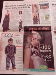 Milliyet Cumartesi Gazetesi - 16 Aralık 2006 - Fotoğrafçı Nihat Odabaşı Ve Konsept Danışmanı Kerem Fildişi Fotoğrafı - Ünlüler Okul Sıralarında - Sertab Erener - Emel Sayın - Kıvanç Tatlıtuğ - Nil Karaibrahimgil - Gülben Ergen - Derviş Zaim'den Tarihi Macera
